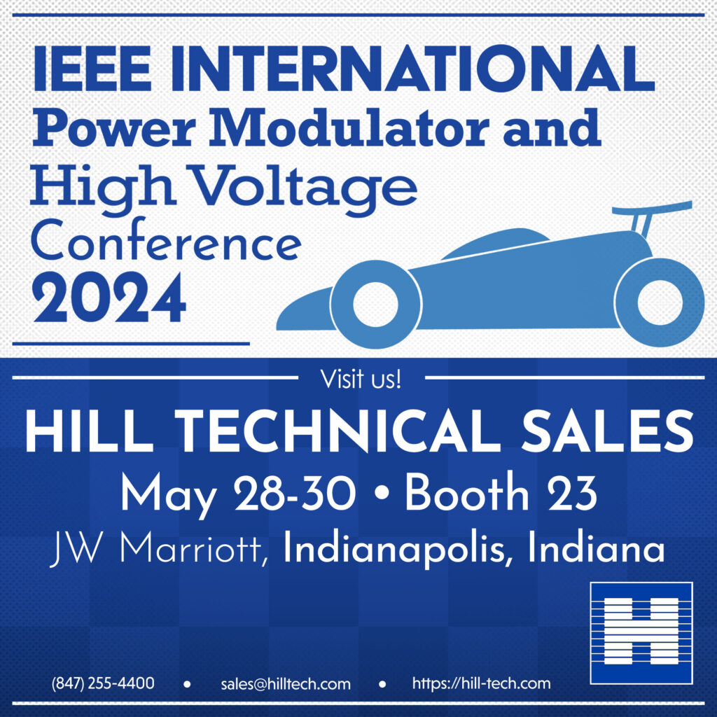 Hill Technical Sales at the convention May 28-30 at Booth 23. At the JW Marriott, Indianapolis, Indiana.